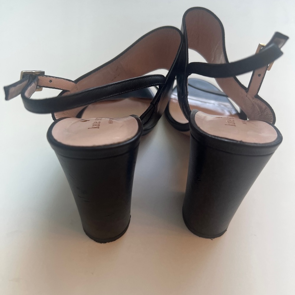 Kate Spade Black Heeled Sandals - Picture 4 of 6